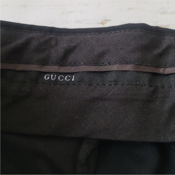 Men Gucci Black Tuxedo Dress Pants - Picture 6 of 12